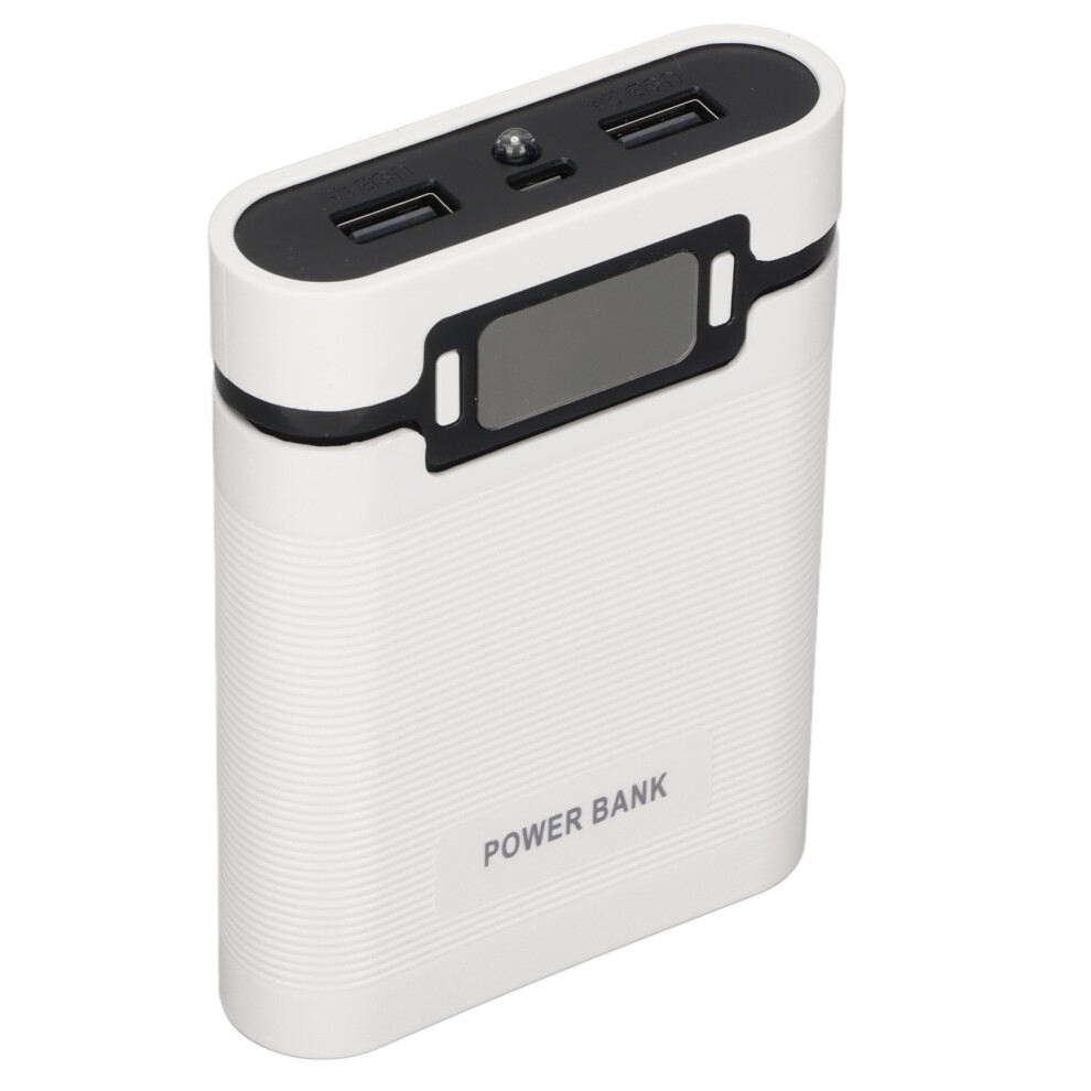 Diy Mobile Power Bank 18650 Battery Charger Box 4 Batteries M08 White 5011357852056