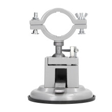 Morsa a 360: morsetto da 45-65 mm, base a ventosa argentata
