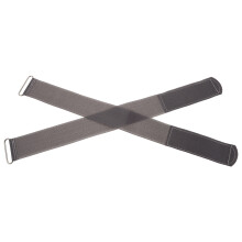 2Stk Nylon Fußriemen Grau Für Fitnessgeräte