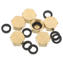 6Sets Messing Stopfen Mit Für Waschmaschinen, Garten & Armaturen
