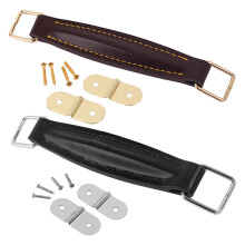 2Sets Verstärkergriff Ersatz PU Mit Metall Schnalle Für Gitarrenboxen