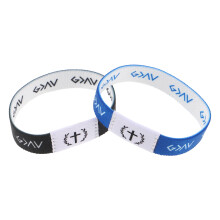 2Stk Motivations Armbänder Verse Stoffband Für Freizeit Events