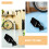 2Paren Winddichte ABS Motorfiets Handcovers Zwart Bescherming 8