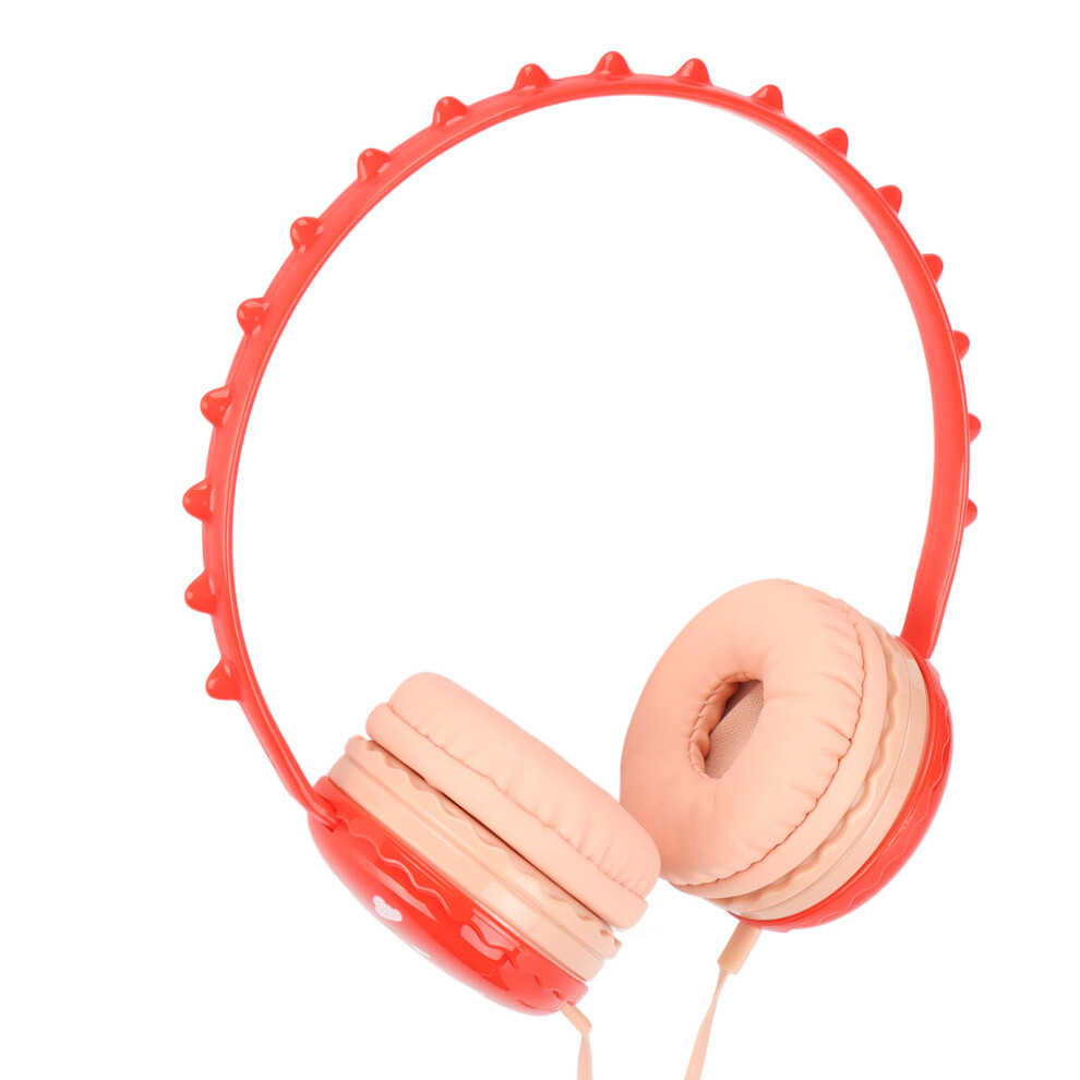 Kids Wired Headphone 3.5mm Jack Stereo Adjustable Dinosaur Headset Red-image-OPC-PMQSKTS-NEW