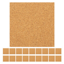 45Stk Selbstklebende Korkplatten Quadratisch DIY Bastelbedarf