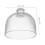 Kuchenhaube Transparent Servierplatte Schutzglocke 3