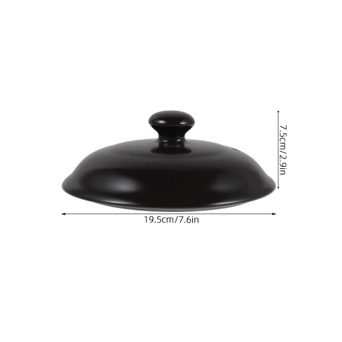 1Couvercle En Noir Pour Cocotte, Rechange Élégant 2