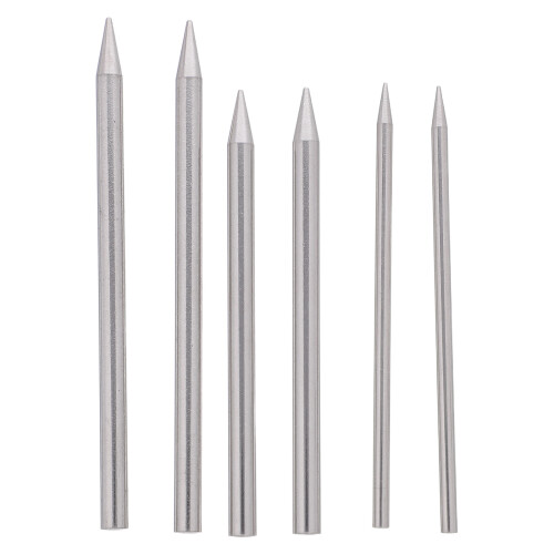 6Ud Agujas Para Pulseras DIY Plata Kit Completo Para Tejer