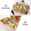 20Ensembles Boîtes Repas Jetables Khaki Pet+papier Packaging Portable 11