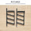 1Paire Support Flèches Mural Noir Pla - Rangement Arc Compact Maison 9