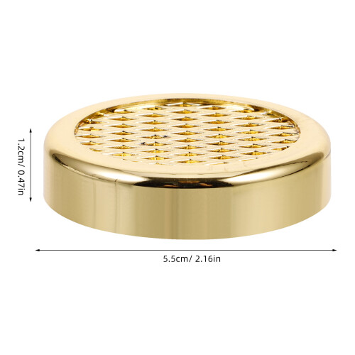 4Pcs Compact Golden Cigar Humidifier with ABS Sponge for Home Storage 1