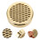 4Pcs Compact Golden Cigar Humidifier with ABS Sponge for Home Storage 11