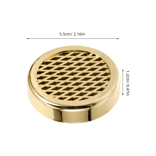 4Pcs Compact Golden Cigar Humidifier with ABS Sponge for Home Storage 2