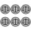 6Stk Justice Brosche Metall Anstecker Für Anzug Hemd 1