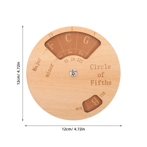 Herramienta Guitarra Portátil Madera Beige De 1