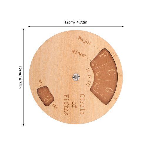 Herramienta Guitarra Portátil Madera Beige De 2