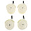 4Pièces De Remplacement Beige Pour Bébé En PP 1