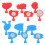 12Ud Placas Para Estetoscopio Con En Plástico 11