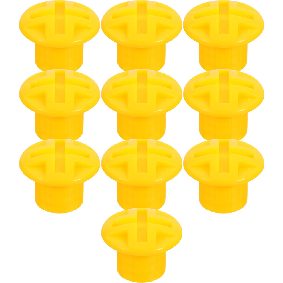 10Pcs Weather-Resistant Orange Slide Screw Caps For Play Equipment 3442113919263
