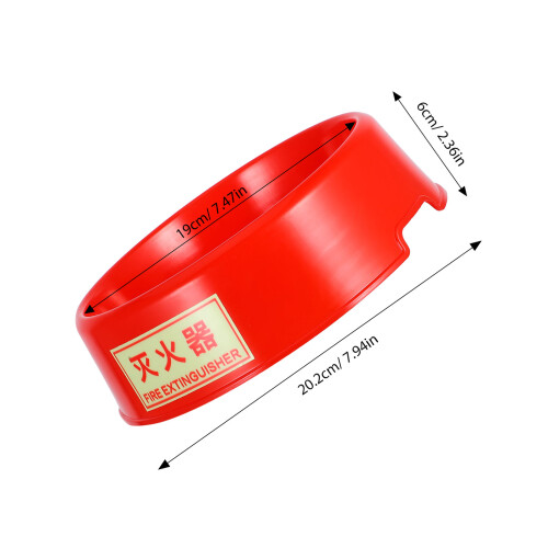 2Pcs Durable Plastic Fire Extinguisher Support Stand for Indoor Use 1