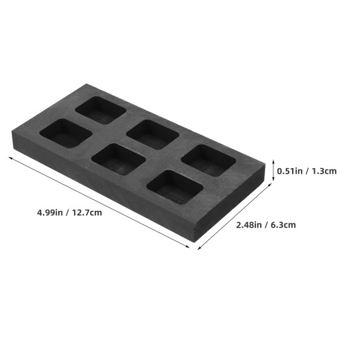6 Graphit Ölbehälter Schwarz Für Schmuckgießen 2