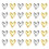 36Ud Chinchetas Corazón Para Tablero Con 10