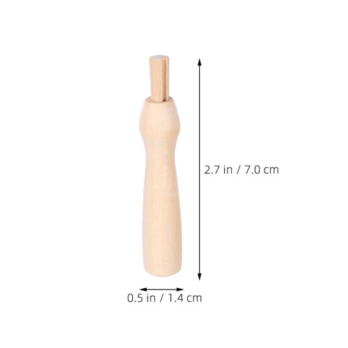 18Ud Mango De Madera Para Y Fieltro Con Cómodo Caqui 2