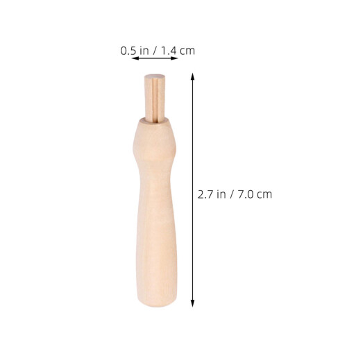 18Ud Mango De Madera Para Y Fieltro Con Cómodo Caqui 1
