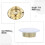 8Pcs Automatic Fire Sprinkler Cover Plates Iron Flat Head Guards 9