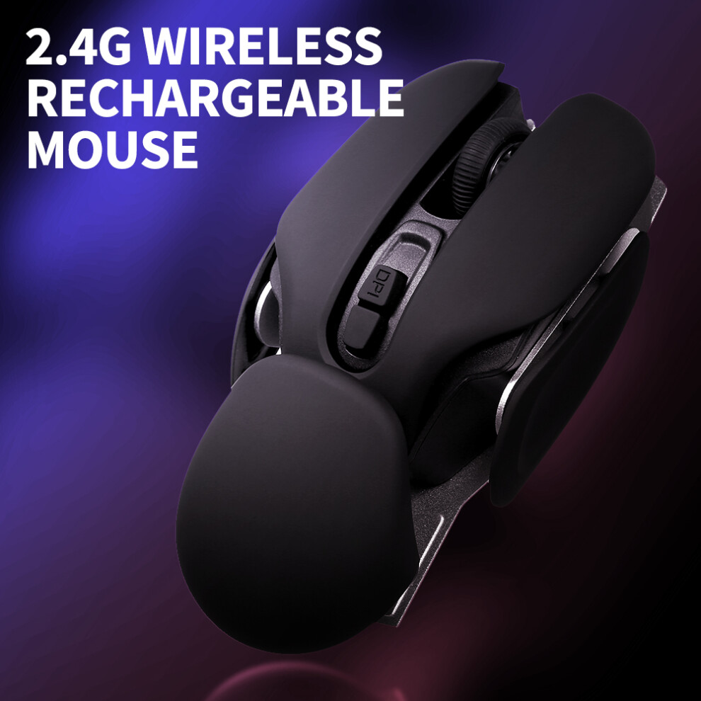 Wireless Ergonomic Mouse 10M Range 3-Level Dpi 13Cm Red 4991357854094