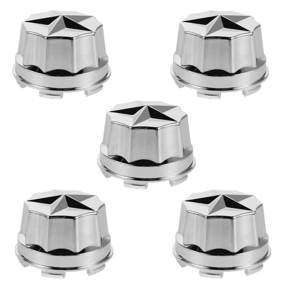 5Pcs Anti-Theft Grey Plastic Wheel Nut Covers for Car, Trailer, Atv-image-OPC-PMQSPXP-NEW