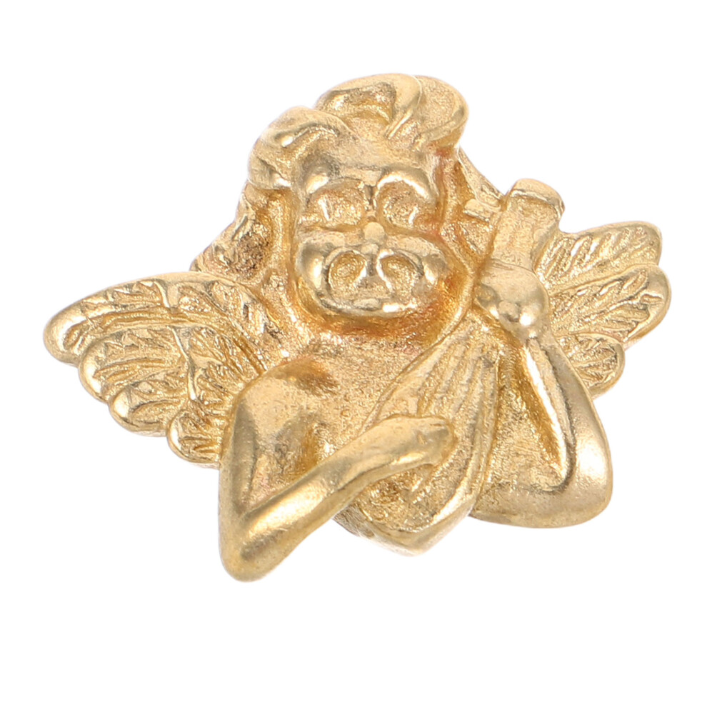 Handmade Brass Drawer Knobs Golden Angel Pulls For Wardrobe 3442069134499