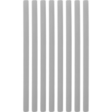8Pcs Soft Fabric Jewelry Dividers for Box Adjustable Compartments Grey