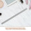 8Pcs Soft Fabric Jewelry Dividers for Box Adjustable Compartments Grey 9