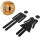 6Paia Targa Bagno Unisex Nero Acrilico Autoadesiva 11