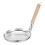 Nonstick Aluminum Crepe Pan Silver Flat Griddle Pan Wood Handle 9