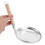 Nonstick Aluminum Crepe Pan Silver Flat Griddle Pan Wood Handle 4
