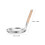 Nonstick Aluminum Crepe Pan Silver Flat Griddle Pan Wood Handle 3