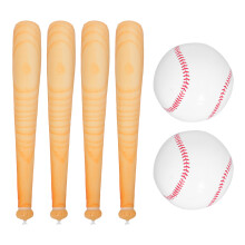 1Set Inflatable Baseball Bat Set PVC Kids Toy for Home Party Favors
