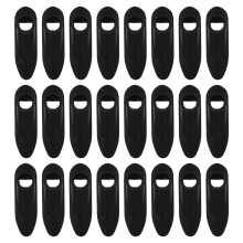 25Pcs Bike Cable Tube Clips Grommets Black Plastic Brake Line Holder