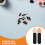 100Pcs Multi-Use Mini Eyeshadow Applicators Black Acrylic Makeup Brush 9