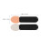 100Pcs Multi-Use Mini Eyeshadow Applicators Black Acrylic Makeup Brush 3