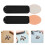 100Pcs Multi-Use Mini Eyeshadow Applicators Black Acrylic Makeup Brush 11