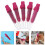 5Pcs Precise Needle Felting Tools with Rosy Pen Handle for Craft Use 11