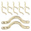 12Pcs Golden Pool Table Accessories Iron Corner Brackets for Billiards 1