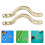 12Pcs Golden Pool Table Accessories Iron Corner Brackets for Billiards 10