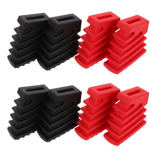 4Pcs Assorted Color Drum Stand Foot Pads Plastic Drum Kit Accessories