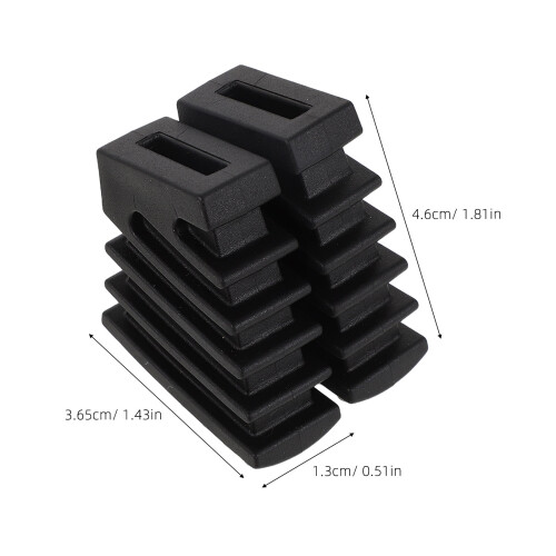 4Pcs Assorted Color Drum Stand Foot Pads Plastic Drum Kit Accessories 2