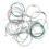 21Pc Assorted Color Beginner Guzheng Strings Nylon Replacement Parts 11