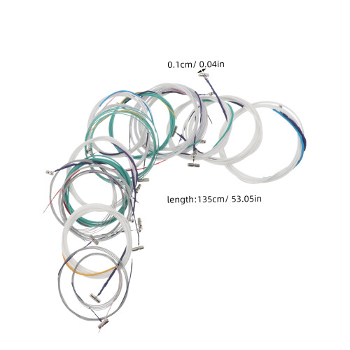21Pc Assorted Color Beginner Guzheng Strings Nylon Replacement Parts 2
